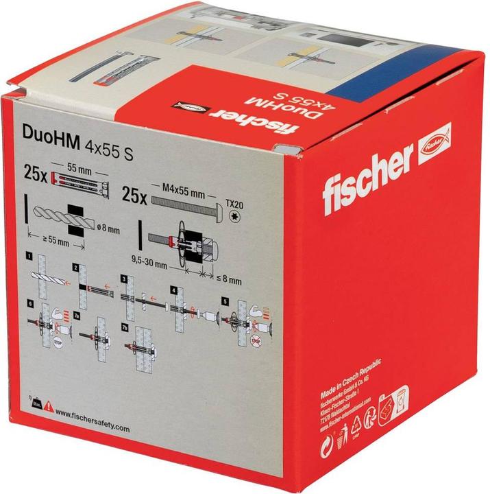 Produktbild Fischer DuoHM 4x55 S TX (25 Stk.)