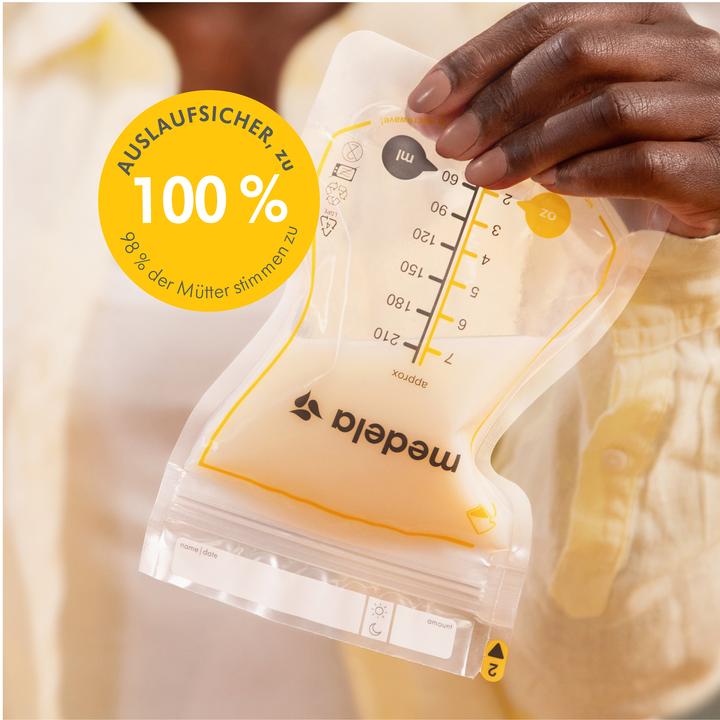 Actual product image Medela Easy Pour breast milk bag x25