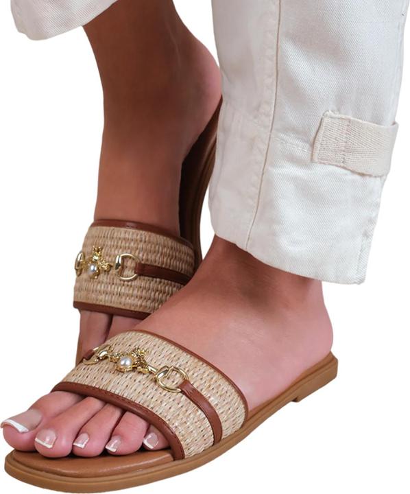 Immagine prodotto Where's That From Harmony Sandali Paglia PU Donna (40)