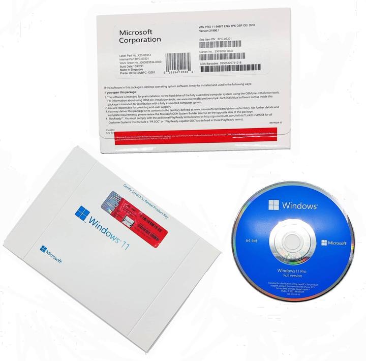 Actual product image Microsoft Windows 11 Home (ENG) (1 User, unlimited)