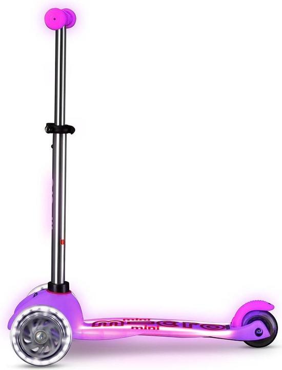 Produktbild Micro Scooter Mini Deluxe Glow Plus LED Pink