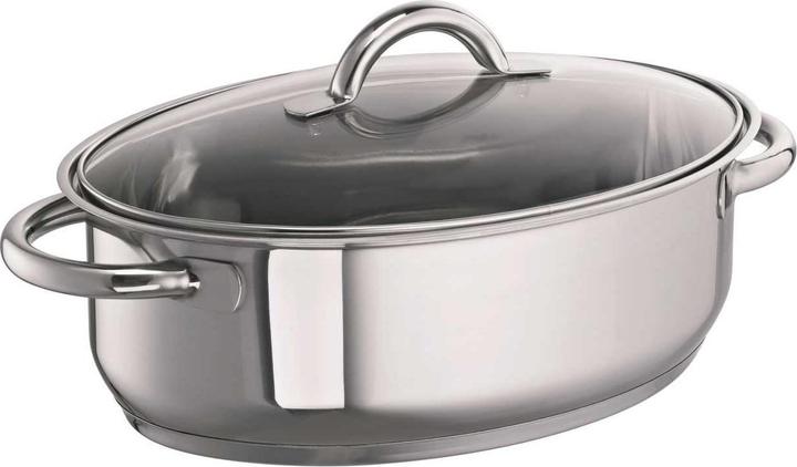 Actual product image Schulte-Ufer SUS Stainless steel roaster 38 cm (38 cm, Casserole + Stewpot, Stainless steel)