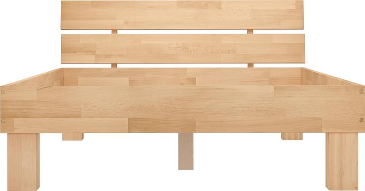 Produktbild Erst-Holz Einzelbett Buche-Bettgestell natur massiv 120x200 Futonbett Bettrahmen ohne Zubehör 60.80-12 oR (120 x 200 cm)