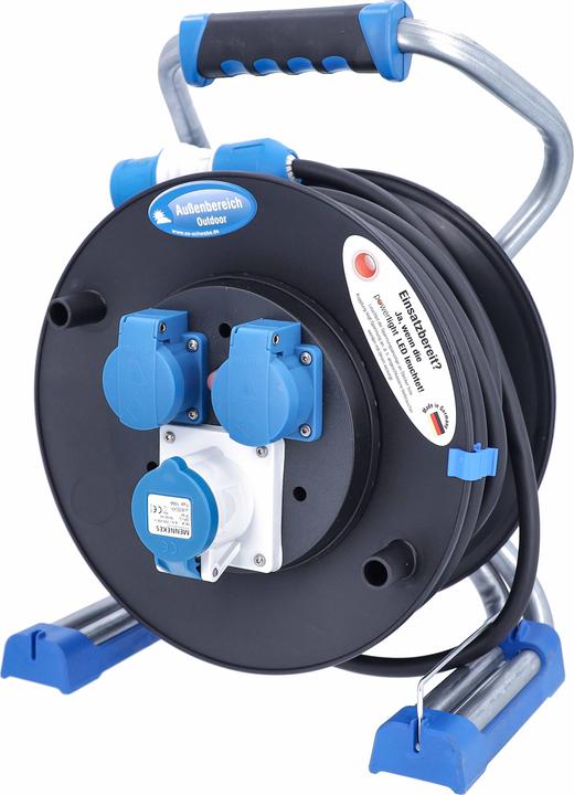 Image du produit As - Schwabe Touret de câble CEE pour le camping (25 m, 2.50 mm²² mm)