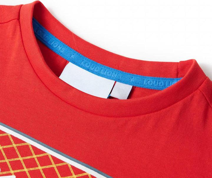 Immagine prodotto VidaXL Maglietta da bambino rosso 116,Materiale: 100 % cotone,Colore (116)