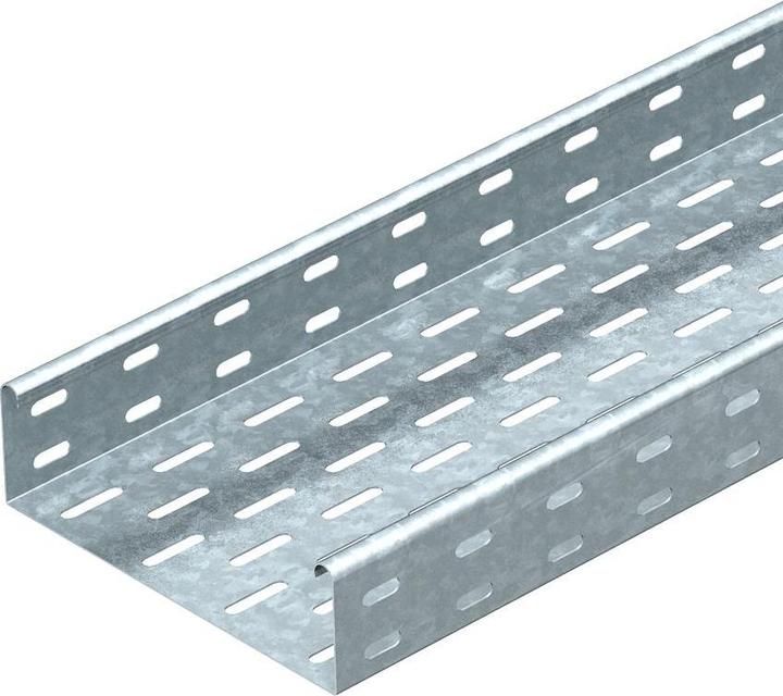 Produktbild OBO Bettermann OBO MKS 610 FS 60x100mm Kabelrinne mit RV-Verbinderset (300 cm)