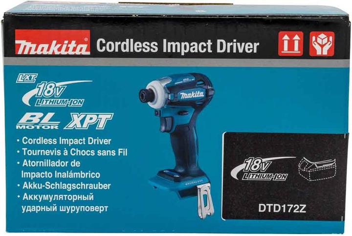 Actual product image Makita DTD172Z (Rechargeable battery operated)