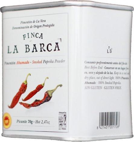 Actual product image La Vera La Barca hot paprika powder (Pimentón Picante) (70 g)