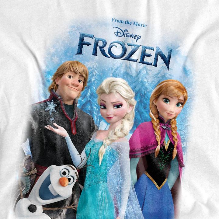 Immagine prodotto Disney Frozen Maglietta Elsa Anna Kristoff Olaf Poster Adulto Unisex (XXL)