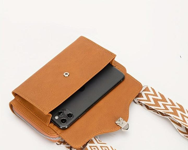 Actual product image Only-Bags.Store Classic minimalist shoulder bag, trendy shoulder bag with geometric pattern and