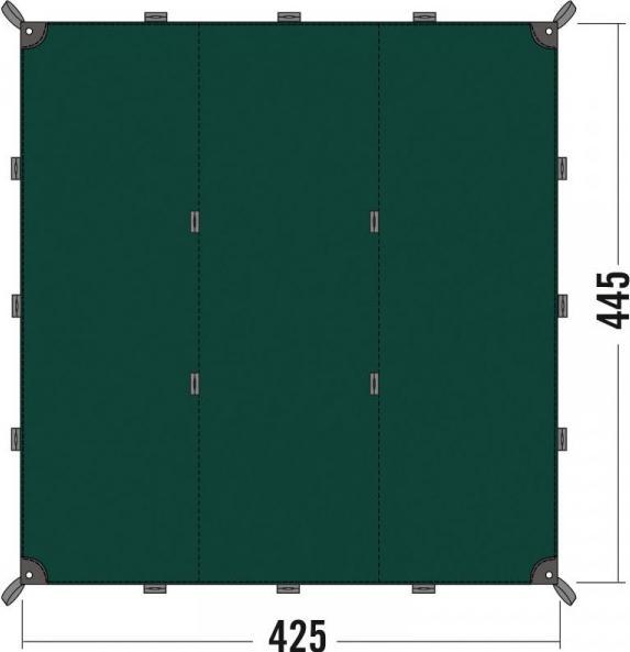 Actual product image Tatonka Tarp 1 Simple (Tarp, 1.75 kg)