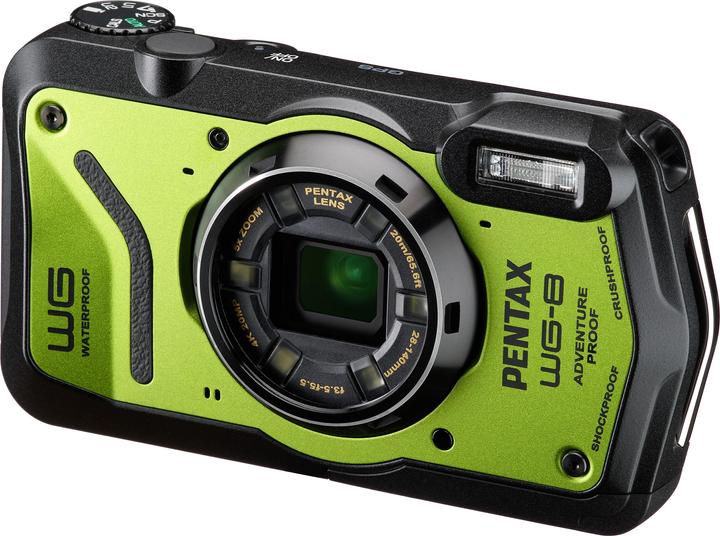 Actual product image Pentax WG-8 green (28 - 140 mm, 20.16 Mpx)