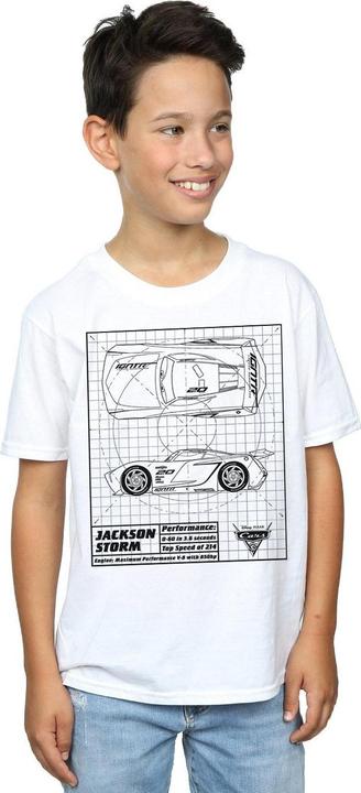 Produktbild Disney Cars Jackson Storm Blueprint TShirt Jungen (152, 158)