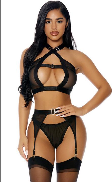 Actual product image Forplay Golden Hour Lingerie Set (L)