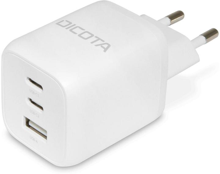 Image du produit Dicota Compact 3-Port GaN Wall Charger (65W) UE blanc (65 W)