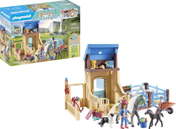 Produktbild Playmobil Amelia & Whisper mit Pferdebox (71353, Playmobil Horses of Waterfall)