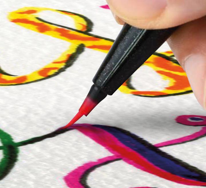Image du produit Pentel Stylo pinceau Sign Pen Brush Artist (Pink, 1 x)
