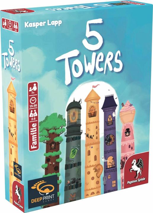Pegasus 5 Towers, jeu de cartes, pour 2-5 joueurs, à partir de 7 ans (édition allemande) (Allemand)