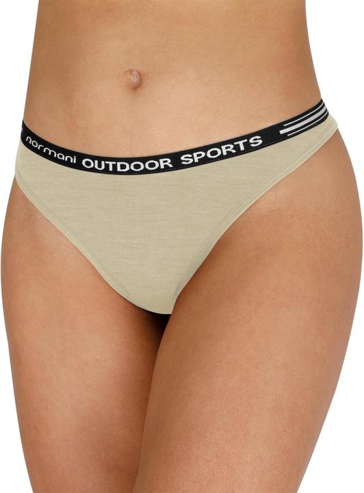 Actual product image Normani 2-pack ladies merino thong "Dubbo" - 8551 (XXL, Single pack)