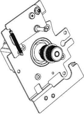 Actual product image Zebra Kit Drive Motor with Pulley