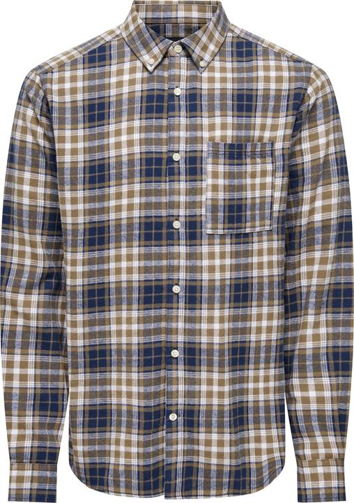 Only & Sons Onsral Ls Slim Check Shirt (L)
