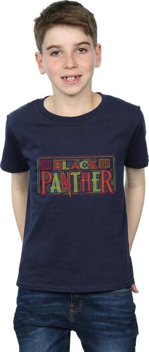 Image du produit T-Shirt Garçons Black Panther Tribal Logo (140, 146)