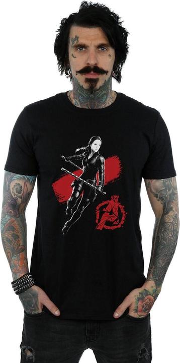 Produktbild Avengers Endgame Mono Black Widow TShirt (L)