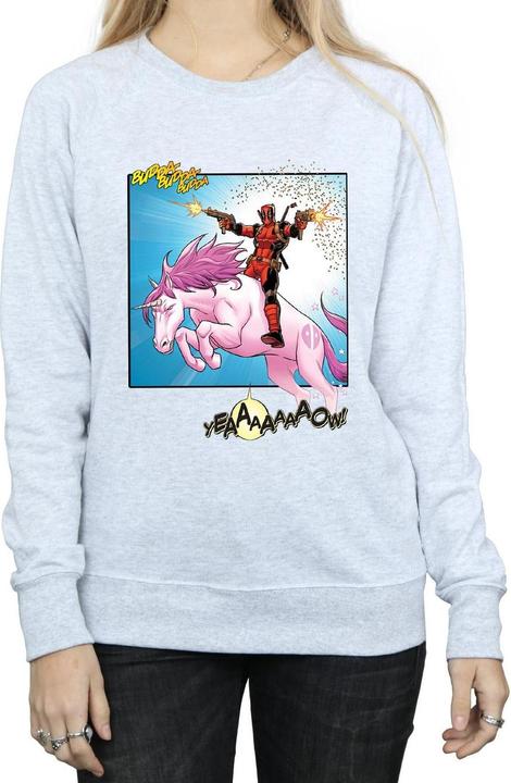 Actual product image Womens/Ladies Deadpool Hey You Sweatshirt (L)