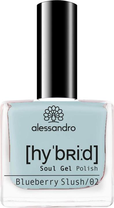 Immagine prodotto Alessandro Smalto Gel Anima Ibrida Granita di Mirtillo (Granita di mirtillo, Smalto per unghie effetto gel)