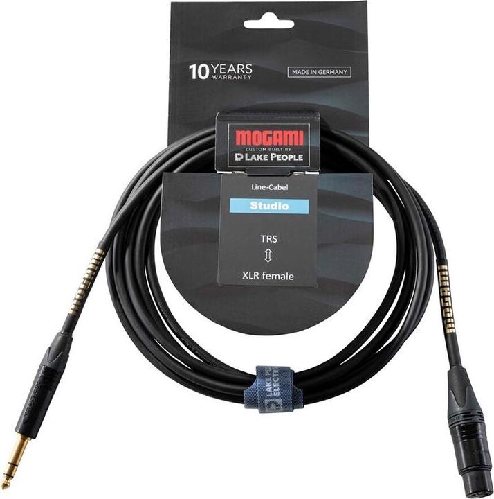 Actual product image Mogami Gold Series Line Cable (1 m, 6.3mm jack, XLR)