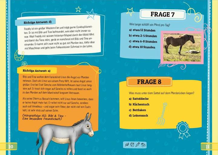 Produktbild Bibi & Tina - Das Quiz für Fans (Deutsch, Svenja Dieken, Schwager & Steinlein Verlag, 2022)