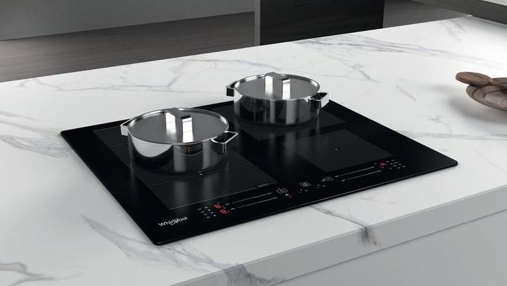 Actual product image Whirlpool induction hob WF S7560 NE 60 cm, 1 FlexiSlide, Booster, Black