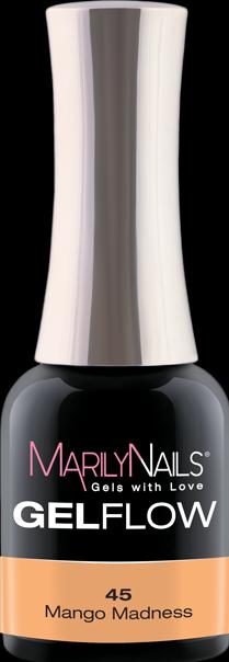 Image du produit Marily Nails GELFLOW - 45 Mango Madness (Folie de la mangue, Vernis semi-permanent)