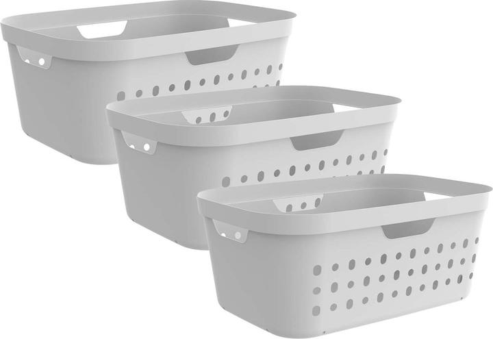 Image du produit Rotho Lot de 3 paniers à linge Jona 39l