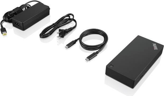 Actual product image Lenovo 03X7609 Notebook Docking Station & Port Replicator Wired USB 3.2 Gen 1 (3.1 Gen 1) Type-C Black (USB-C, 12 Ports)