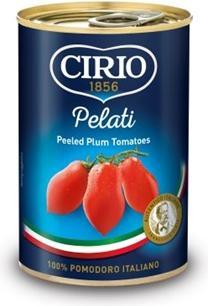 Actual product image Cirio Peeled tomatoes (400 g)
