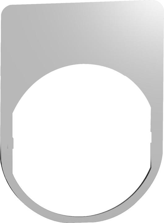 Produktbild Schneider Electric Schildträger, Metall, für Harmony 22mm, ZBYM2CUST01