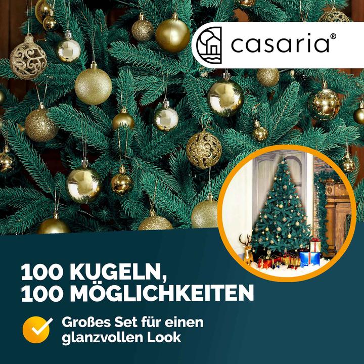 Actual product image Deuba Christmas tree balls (100 -part)