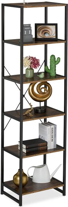 Actual product image Relaxdays Shelf unit (50 x 35 x 180 cm)