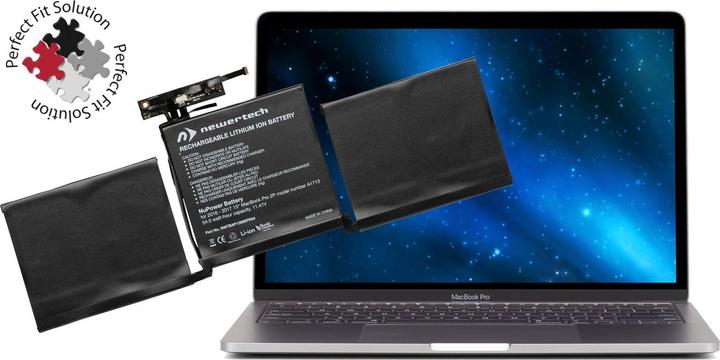 Image du produit Newertech Batterie NuPower 54W MBP13 (2016-2017) (4781 mAh)