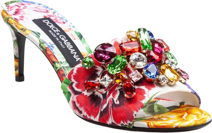 Produktbild Dolce & Gabbana mule in brocade with applied stones (38)