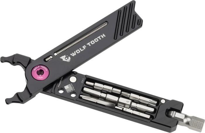 Actual product image Wolf Tooth 8-Bit Pliers Combination pliers/multitool, black/purple (17 Functions)