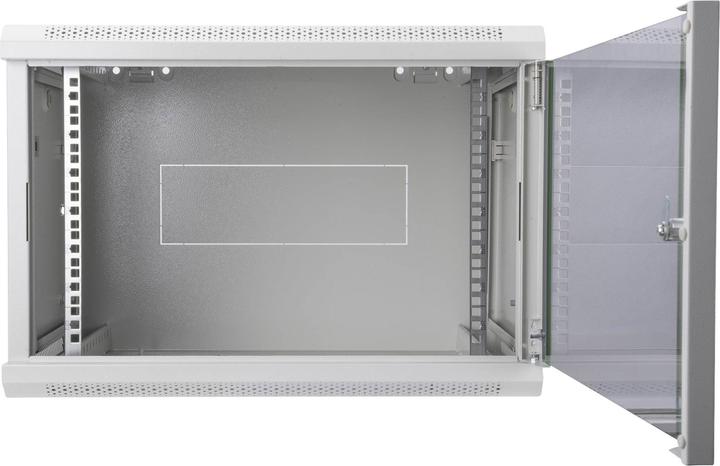 Produktbild Digitus 48,3cm 19Zoll Wandschrank 9HE SoHoline RAL7035 grau ohne Boden 505mmx600mmx450mm (9 HE, 19 Zoll Rack)