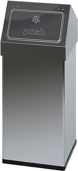 Actual product image kaiserkraft Recyclable material container with push lid (55 l)