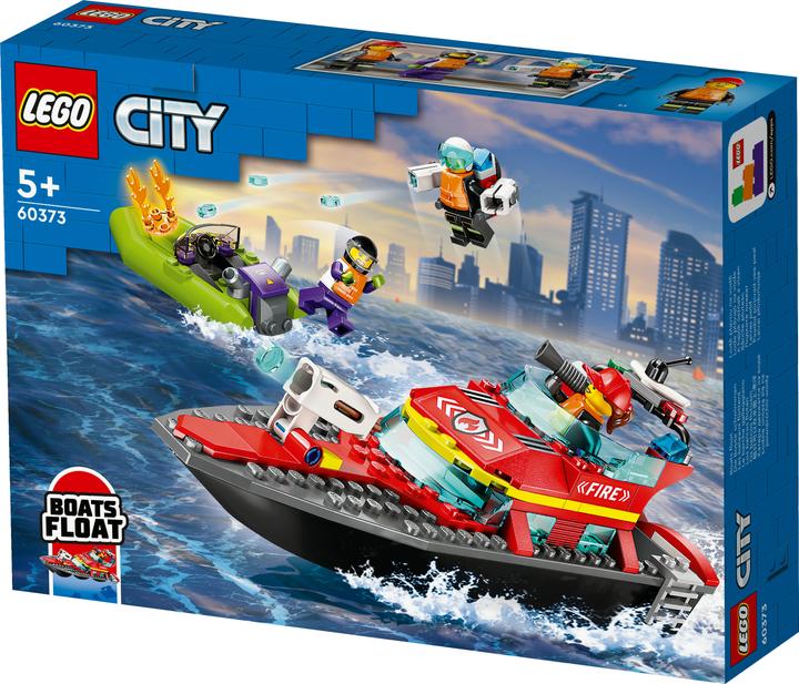 Immagine prodotto LEGO 60373 Barca a fuoco (60373, LEGO City)