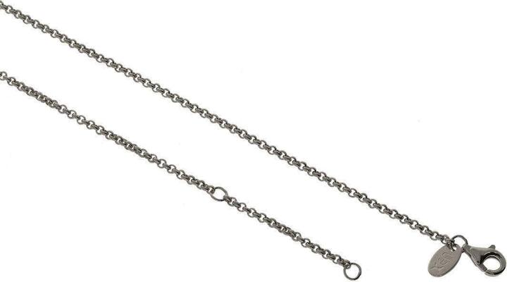 Actual product image Xen Heirloom necklace 80 cm long in 925 silver black rhodium (925 Sterling silver, 80 cm)