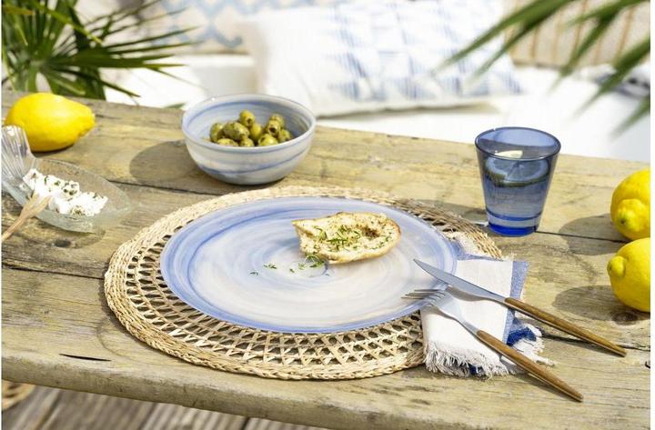 Produktbild Leonardo Schale Salerno 4 Stück, Beige/Blau (14 cm, 4 x)