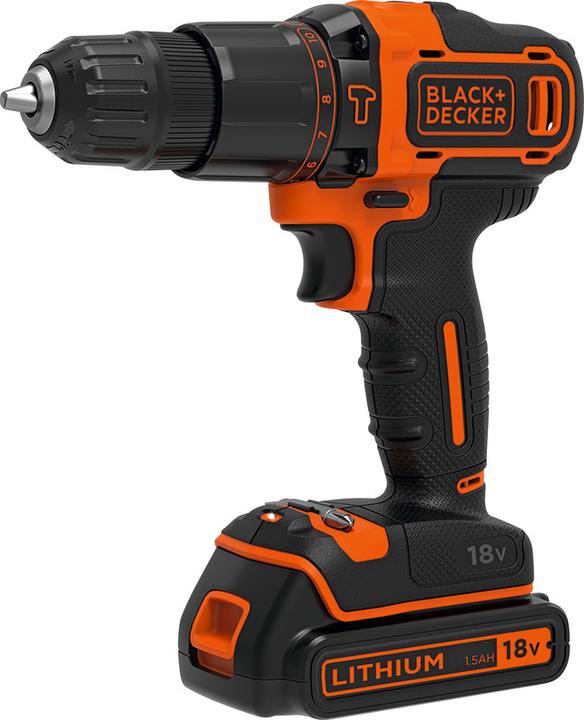 Actual product image Black & Decker Battery drill set (Rechargeable battery operated)