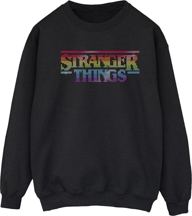 Netflix Stranger Things Rainbow Dot Logo Sweatshirt (S)