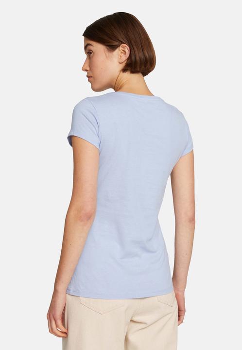 Actual product image Tom Tailor Shirt Basic-T-Shirt im 2-Pack mit Rundhalsausschnitt und Logo-Print in Loose Fit (S)